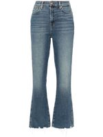 7 For All Mankind jean court à taille haute - Bleu