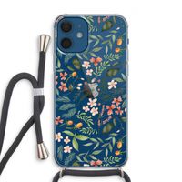 Sweet little flowers: iPhone 12 Transparant Hoesje met koord
