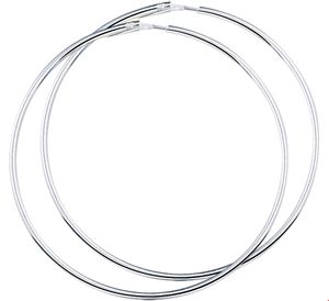 TFT Creolen Ronde Buis Zilver Glanzend 2 mm x 52 mm