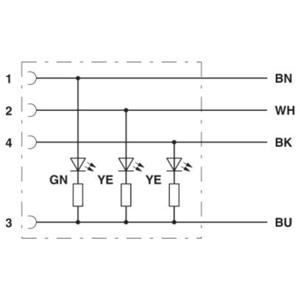 Phoenix Contact 1403967 Sensor/actuator aansluitkabel Aantal polen: 4 10.00 m 1 stuk(s)