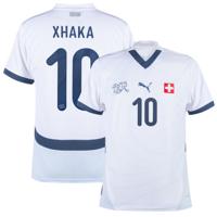 Zwitserland Shirt Uit 2024-2025 + Xhaka 10