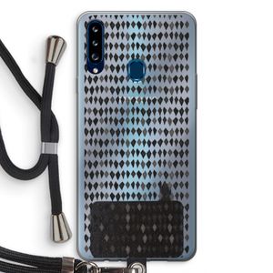 Crazy shapes: Samsung Galaxy A20s Transparant Hoesje met koord