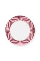 Pip Studio Royal Stripes Gebaksbord Donkerroze 17cm