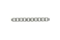 Esprit horlogeband STA-10X10 Staal Zilver 10mm