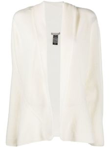 Suzusan cardigan en maille à design ouvert - Blanc