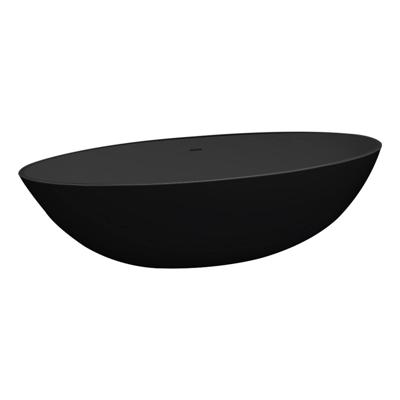 Best-Design "New-Stone" vrijstaand bad "Just-Solid" 180x85x52cm - Zwart