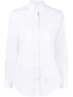 Thom Browne chemise à patch logo - Blanc