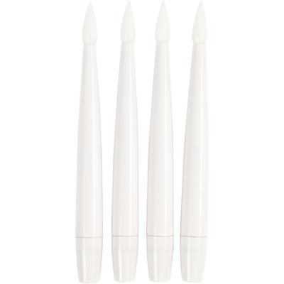 Creativ Company Led kerstboomlampjes, h: 15,5 cm, d 14 mm, 4 stuk/ 1 doos