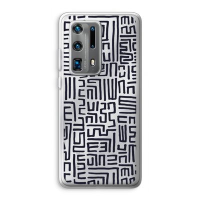 Moroccan Print: Huawei P40 Pro Plus Transparant Hoesje