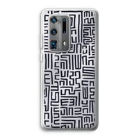 Moroccan Print: Huawei P40 Pro Plus Transparant Hoesje