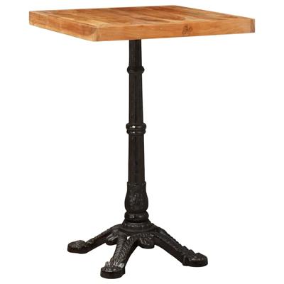 Bistrotafel Bruin 50 x 50 x 76 cm Massief acaciahout