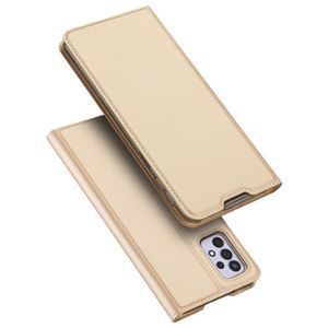 Dux Ducis - Slim bookcase hoes - Samsung Galaxy A33 5G - Goud