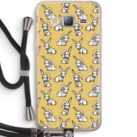 Haas: Samsung Galaxy J3 (2016) Transparant Hoesje met koord