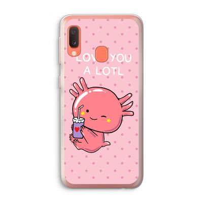 Love You A Lotl: Samsung Galaxy A20e Transparant Hoesje