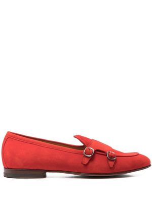 Scarosso mocassins Virginia en daim - Rouge