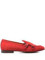 Scarosso mocassins Virginia en daim - Rouge Scarosso mocassins Virginia en daim - Rouge