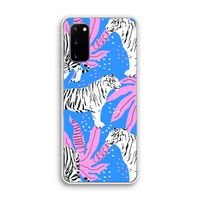 Tijger: Samsung Galaxy S20 Transparant Hoesje
