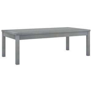 vidaXL Salontafel 100x50x33 cm massief acaciahout grijs