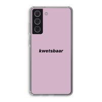 kwetsbaar: Samsung Galaxy S21 FE Transparant Hoesje