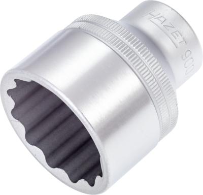 HAZET Dopsleutel 900Z-34 · 1/2 inch (12,5 mm) vierkant hol · Buitentwaalfkant tractieprofiel · SW 34 mm
