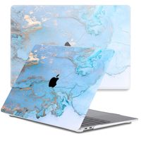 Lunso MacBook Pro 13 inch M1/M2 (2020-2022) cover hoes - case - Marble Ariel