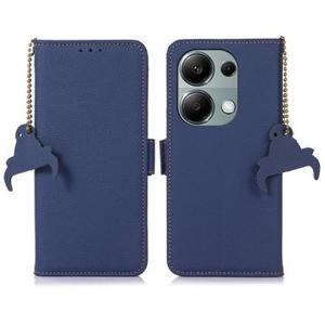 Xiaomi Redmi Note 13 4G Leren Portemonnee Hoesje met RFID - Blauw