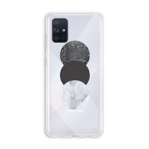 Marmeren cirkels: Galaxy A71 Transparant Hoesje