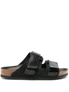 Birkenstock claquettes Uji en cuir - Noir