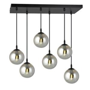 NADUVI Collection Glazen hanglamp eetkamer Cosmo 6-lichts