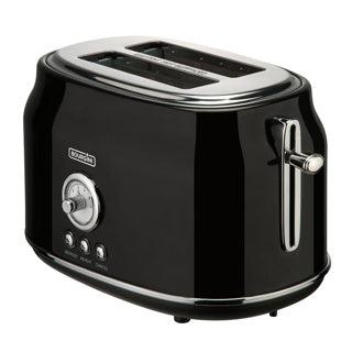 Bourgini broodrooster retro toaster black