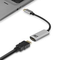 ACT USB-C naar HDMI female adapter, 4K - thumbnail