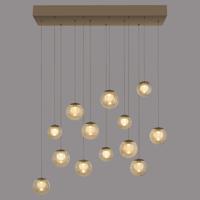 Paul Neuhaus 13-lichts hanglampPure Popup bronce - 2590-97