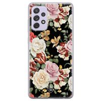 Samsung Galaxy A72 siliconen hoesje - Flowerpower