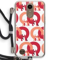 Dogs: LG K10 (2017) Transparant Hoesje met koord