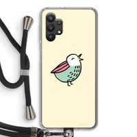 Birdy: Samsung Galaxy A32 5G Transparant Hoesje met koord