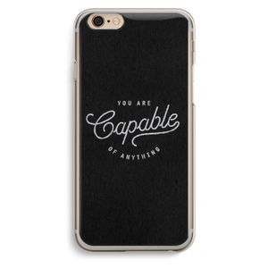 Capable: iPhone 6 / 6S Transparant Hoesje