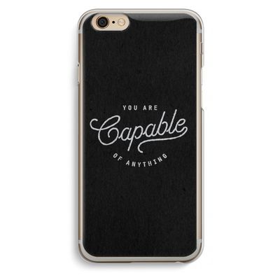 Capable: iPhone 6 / 6S Transparant Hoesje