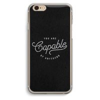 Capable: iPhone 6 / 6S Transparant Hoesje