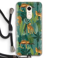 Luipaard 2: Xiaomi Redmi 5 Transparant Hoesje met koord