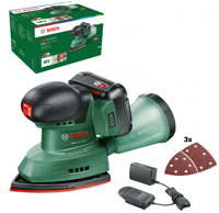 Bosch Groen EasyOrbit 18V-10 Accu-Excenterschuurmachine | Inclusief 2,0 Ah Accu en AL18V20 Lader - 06033E4002 Bosch Groen EasyOrbit 18V-10 Accu-Excenterschuurmachine | Inclusief 2,0 Ah Accu en AL18V20 Lader - 06033E4002