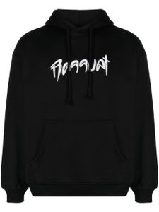 RASSVET hoodie en coton à imprimé texte - Noir