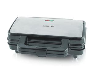 Emerio ST-125833 sandwich maker 900 W Zwart, Roestvrijstaal