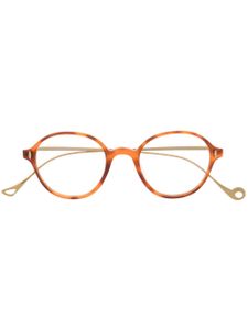 Eyepetizer lunettes de vue rondes à effet écailles de tortue - Orange