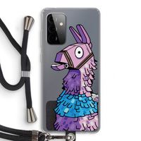 Lama: Samsung Galaxy A72 5G Transparant Hoesje met koord