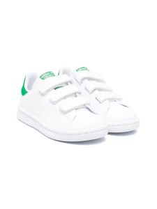 adidas Kids baskets Stan Smith à attaches scratch - Blanc