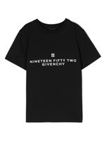 Givenchy Kids t-shirt en coton biologique à logo imprimé - Noir