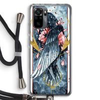 Golden Raven: Xiaomi Redmi Note 10 Pro Transparant Hoesje met koord