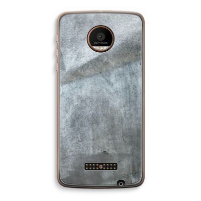 Grey Stone: Motorola Moto Z Force Transparant Hoesje