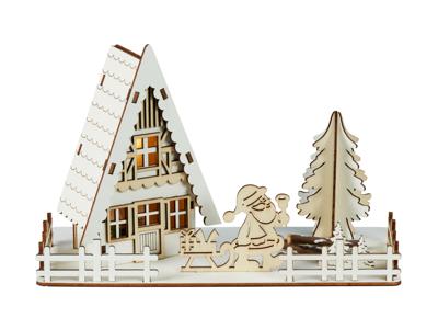 LIVARNO home Kerstdorp met figuren (Landhuis met kerstman)