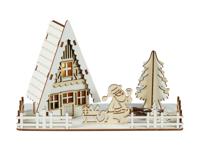 LIVARNO home Kerstdorp met figuren (Landhuis met kerstman)